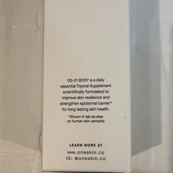 One Skin OS-01 Body Topical Supplement - Picture 3 of 5